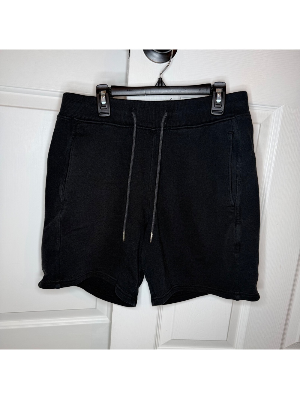 Abercrombie & Fitch Soft A&F Fleece Mens Sweat Shorts Black Sz XS